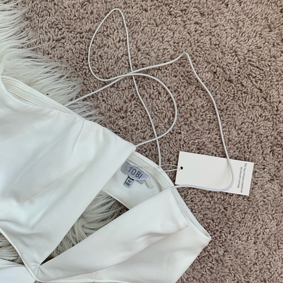 Tobi White Cut Out Dress - Picture 4 of 5